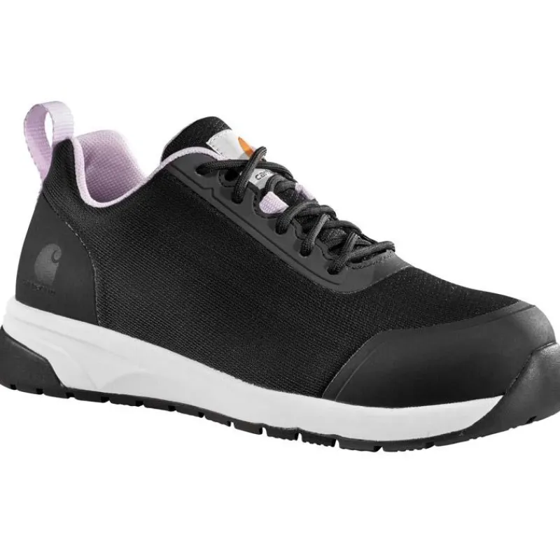 Carhartt Non-Slip Shoes | Athletic*Women's Force ESD Athletic Black Work Shoe Black/amethyst