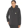 Carhartt Outerwear | Rain Jackets*Women's Storm Defender Loose Fit Waterproof Hooded Packable Jacket Black