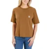 Carhartt Shirts | T-Shirts*Women's TENCEL Fiber Series Loose Fit Short Sleeve Pocket T-Shirt