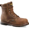 Carolina Non-Slip Boots | Work Boots*Men's 8" Installer Waterproof Soft Toe Work Boot Dark Brown