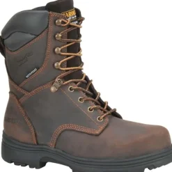 Carolina Non-Slip Boots | Steel Toe*Men's 8" Steel Toe Insulated Work Boot Dark Brown