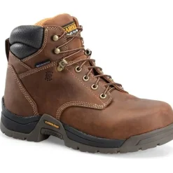 Carolina Non-Slip Boots | Non-Steel Safety Toe*Men's 6" Waterproof Composite Toe Work Boot Dark Brown