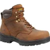 Carolina Non-Slip Boots | Steel Toe*Men's 6" Waterproof Steel Toe Work Boot Dark Brown