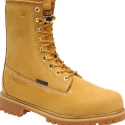 Carolina Steel Toe | Work Boots*Men's 8" Waterproof Insulated Grizzly Boot Light Brown