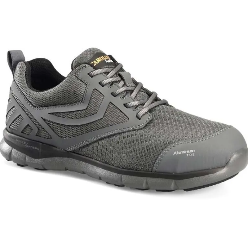 Carolina Non-Slip Shoes | Athletic*Men's Derecko ESD Aluminum Toe Athletic Work Shoe Dark Gray