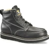 Carolina Non-Slip Boots | Work Boots*Men's Flatiron 6" Moc Toe Wedge Work Boot Black