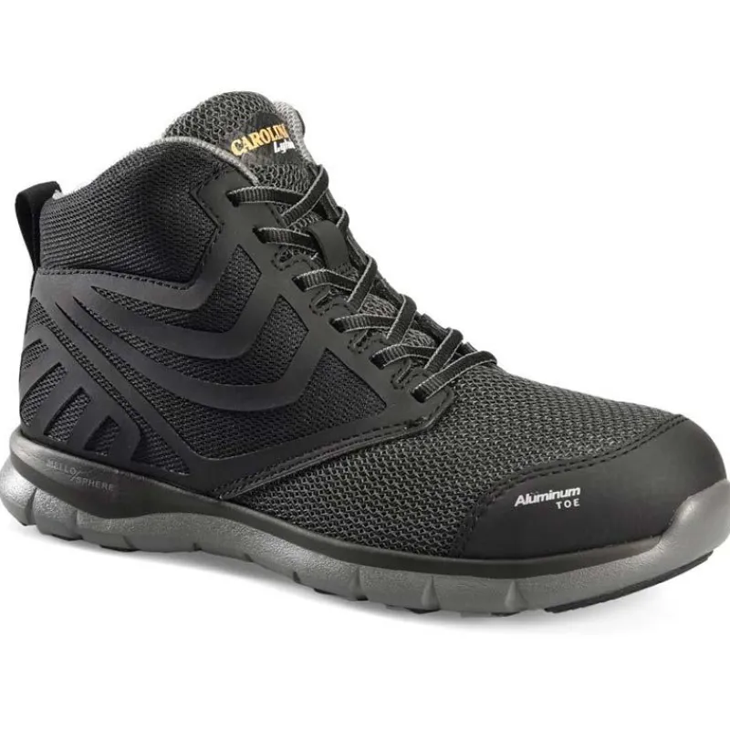 Carolina Non-Slip Shoes | Athletic*Men's Gust Hi Aluminum Toe Athletic Mid-Cut Black