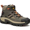 CAT Footwear Non-Slip Boots | Non-Steel Safety Toe*Caterpillar Men's Invader Mid Vent Composite Toe Work Hiker Bungee Cord