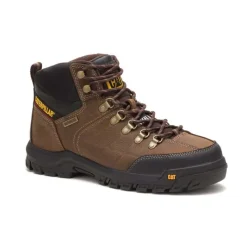 CAT Footwear Non-Slip Boots | Steel Toe*Caterpillar Men's Threshold Waterproof Steel Toe Hiker Real Brown