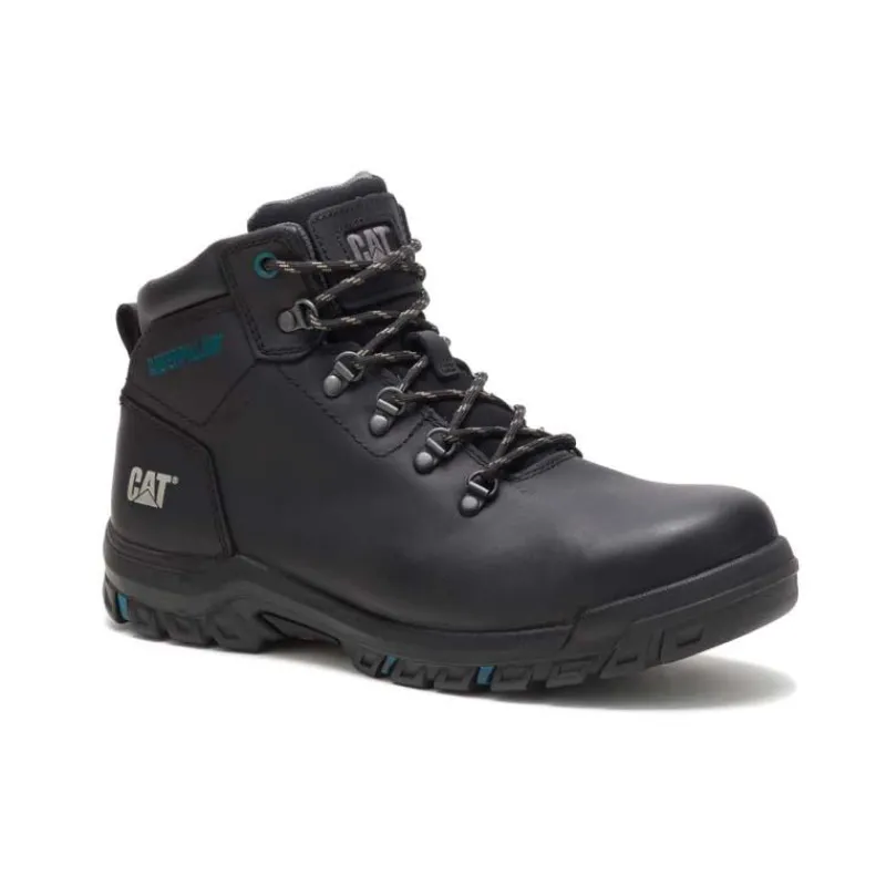 CAT Footwear Non-Slip Boots | Steel Toe*Caterpillar Women's Mae Waterproof Steel Toe Hiking Work Boot Black