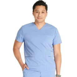 Cherokee Atmos Scrub Tops*Men's V-Neck Scrub Top