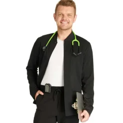 Cherokee Atmos Lab Coats & Jackets*Men's Zip Front Scrub Jacket