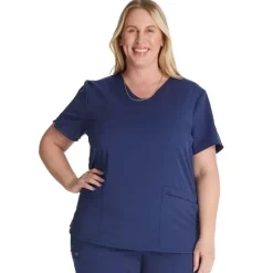 Cherokee Atmos Scrub Tops*Women's V-Neck Scrub Top
