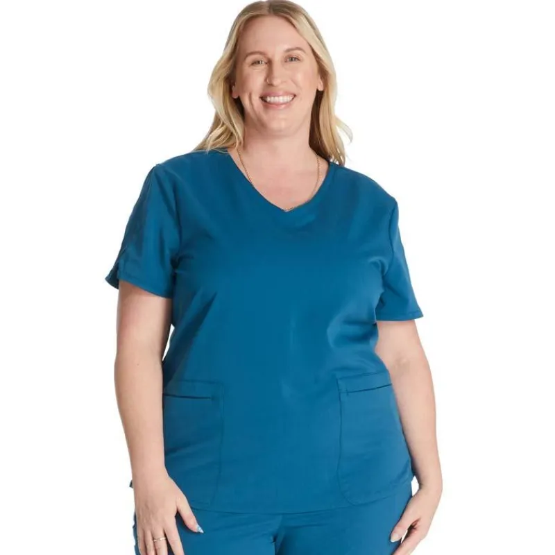 Cherokee Atmos Scrub Tops*Women's V-Neck Scrub Top