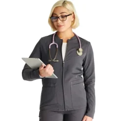 Cherokee Atmos Lab Coats & Jackets*Women's Zip Front Scrub Jacket