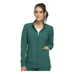Cherokee Iflex Lab Coats & Jackets*Zip Front Warm-Up Jacket