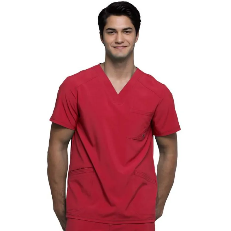 Infinity Scrub Tops*Cherokee Men's V-Neck Scrub Top