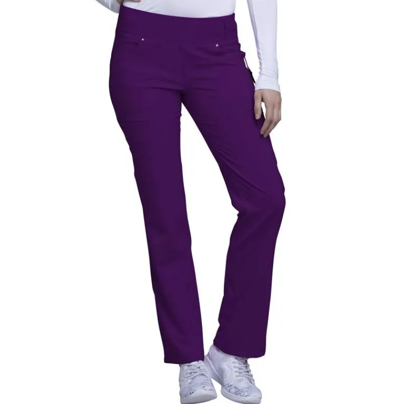 Cherokee Iflex Scrub Pants*Cherokee Mid Rise Pull on Scrub Pant