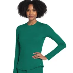 Cherokee Tees & Layering Pieces*Women's Long Sleeve Underscrub Knit Tee