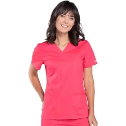 Cherokee Workwear Stretch Scrub Tops*Cherokee Workwear Core Stretch Women's V-Neck Scrub Top