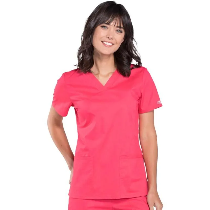 Cherokee Workwear Stretch Scrub Tops*Cherokee Workwear Core Stretch Women's V-Neck Scrub Top
