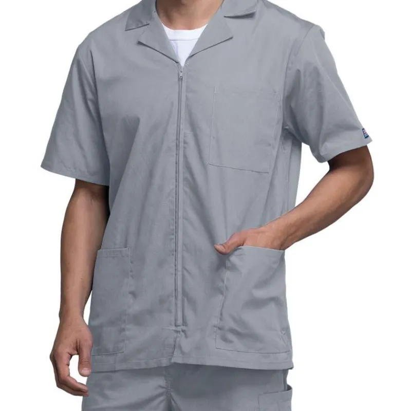 Cherokee Workwear Lab Coats & Jackets*Men's Zip Front Scrub Jacket