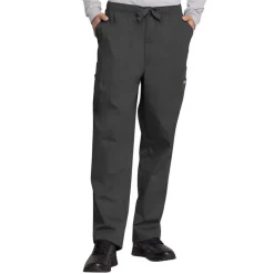 Cherokee Workwear Scrub Pants*Men's Zip Fly Cargo Scrub Pants -Talls