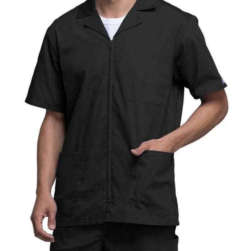 Cherokee Workwear Lab Coats & Jackets*Men's Zip Front Scrub Jacket