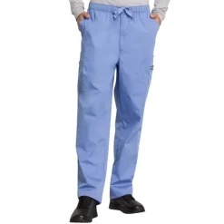 Cherokee Workwear Scrub Pants*Men's Zip Fly Cargo Scrub Pants -Talls