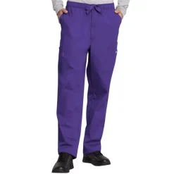 Cherokee Workwear Scrub Pants*Men's Zip Fly Cargo Scrub Pants