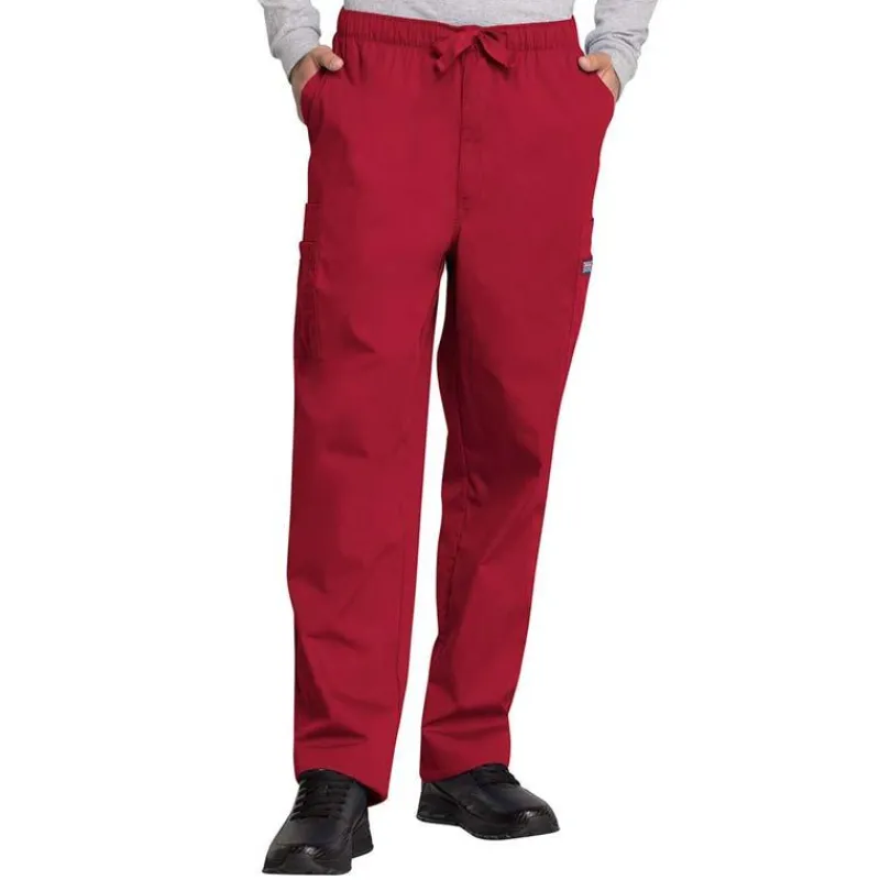 Cherokee Workwear Scrub Pants*Men's Zip Fly Cargo Scrub Pants