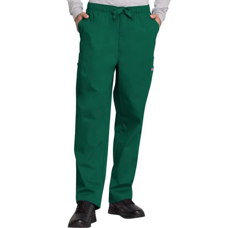 Cherokee Workwear Scrub Pants*Men's Zip Fly Cargo Scrub Pants