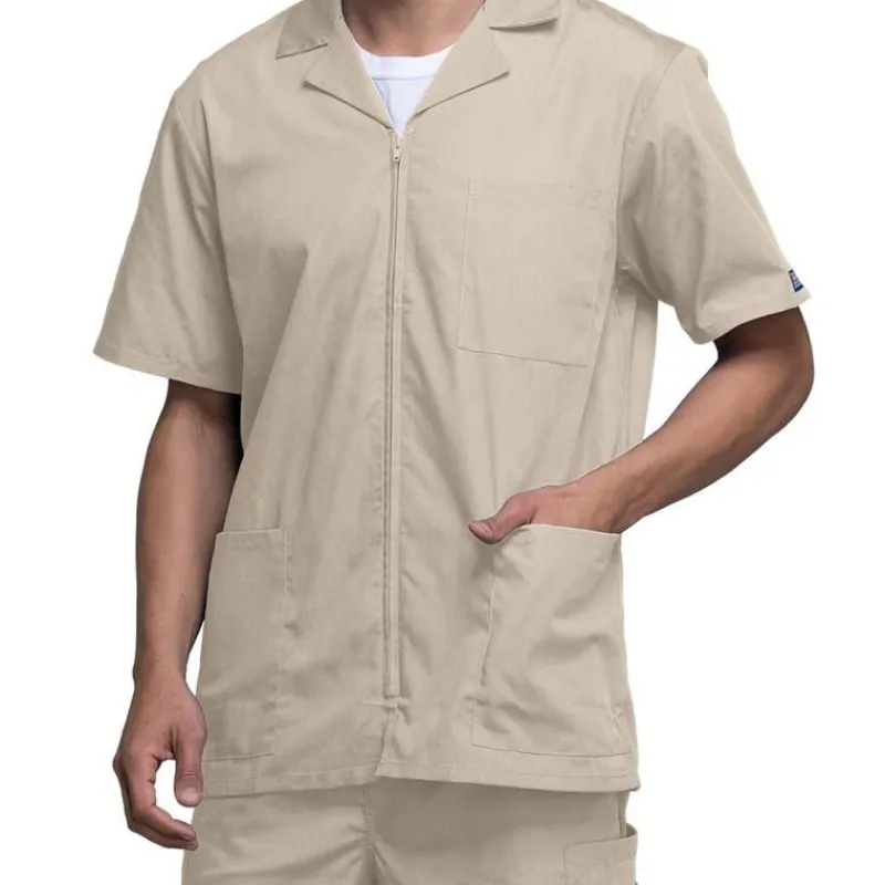 Cherokee Workwear Lab Coats & Jackets*Men's Zip Front Scrub Jacket
