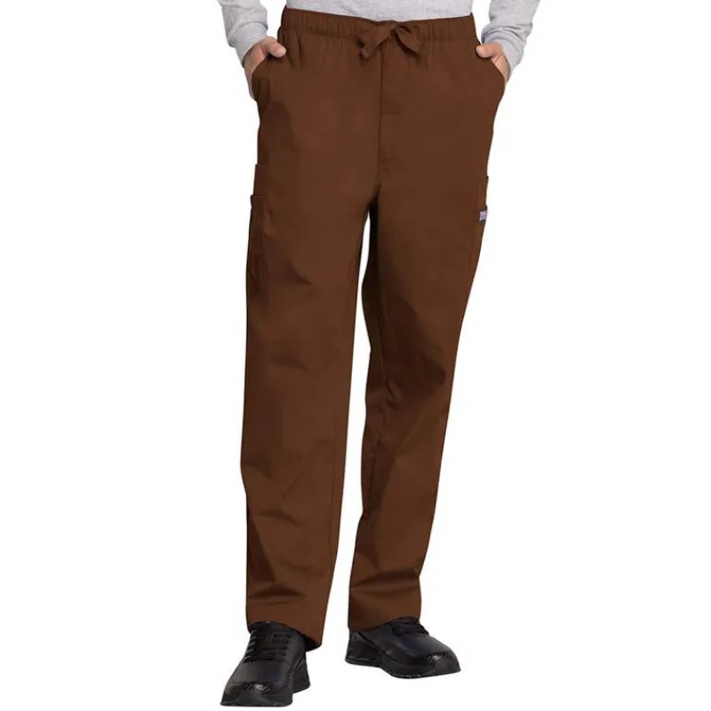 Cherokee Workwear Scrub Pants*Men's Zip Fly Cargo Scrub Pants