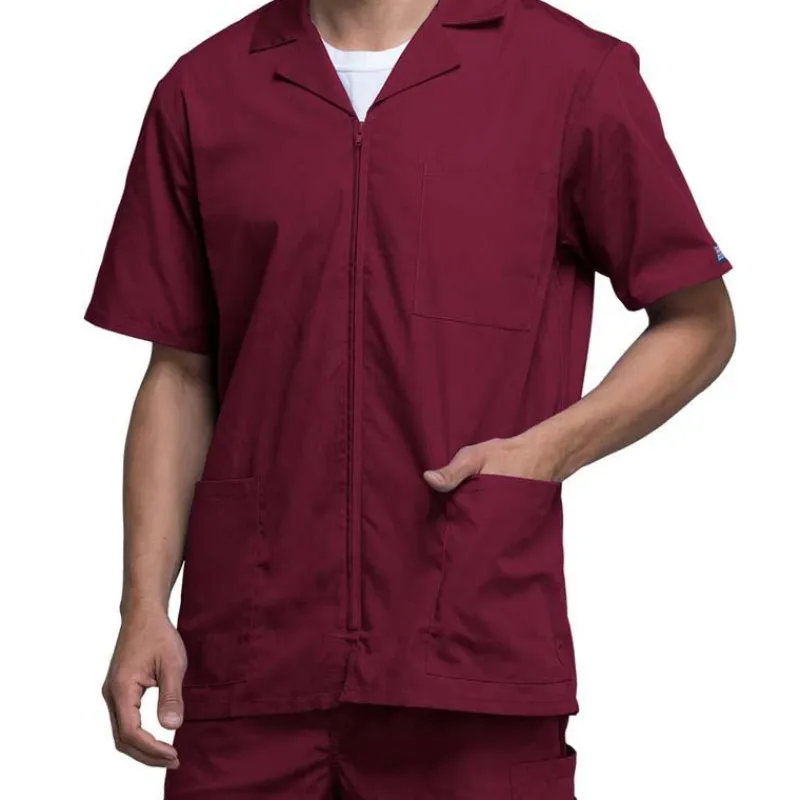 Cherokee Workwear Lab Coats & Jackets*Men's Zip Front Scrub Jacket