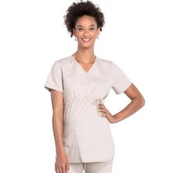 Cherokee WW Professionals Scrub Tops*Cherokee Workwear Professionals Women's Maternity Mock Wrap Scrub Top
