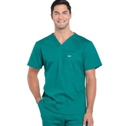 Cherokee WW Professionals Scrub Tops*Cherokee Workwear Professionals Men's V-Neck Scrub Top