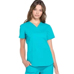 Cherokee WW Professionals Scrub Tops*Cherokee Workwear Professionals Women's V-Neck Scrub Top