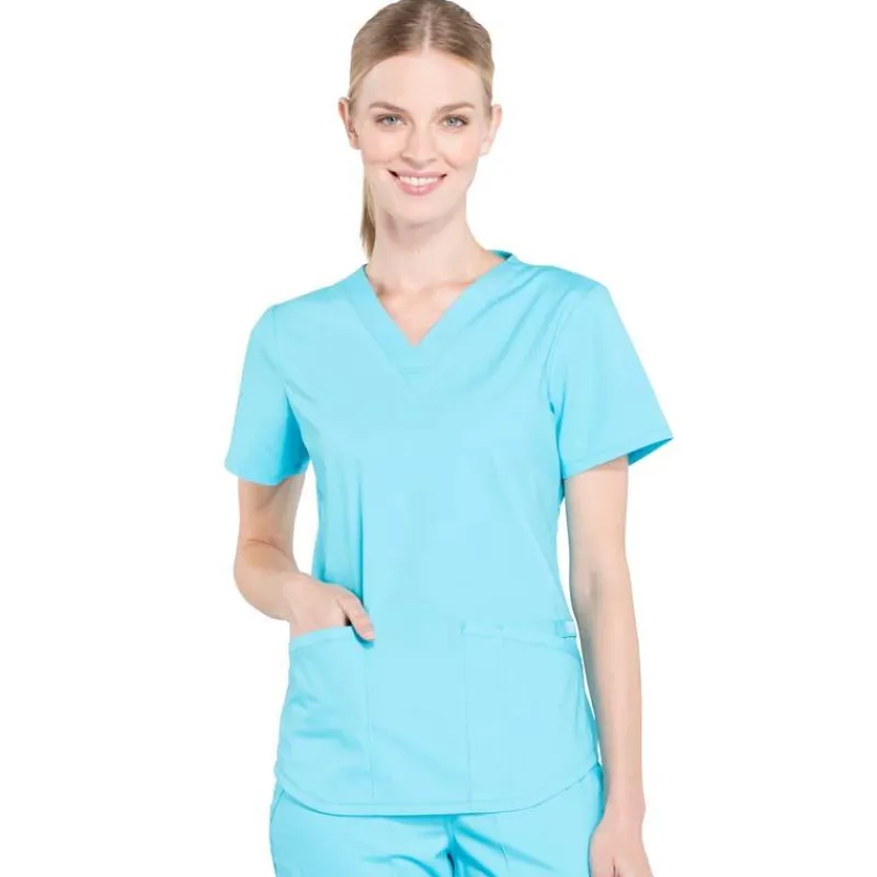 Cherokee WW Professionals Scrub Tops*Cherokee Workwear Professionals Women's V-Neck Scrub Top