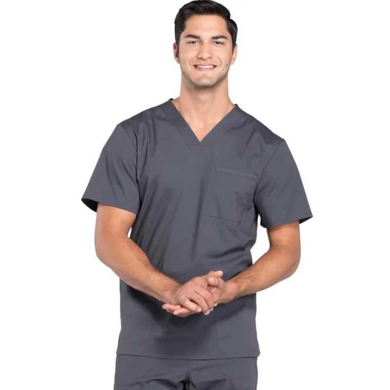 Cherokee WW Professionals Scrub Tops*Cherokee Workwear Professionals Men's V-Neck Scrub Top