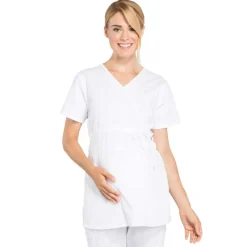 Cherokee WW Professionals Scrub Tops*Cherokee Workwear Professionals Women's Maternity Mock Wrap Scrub Top