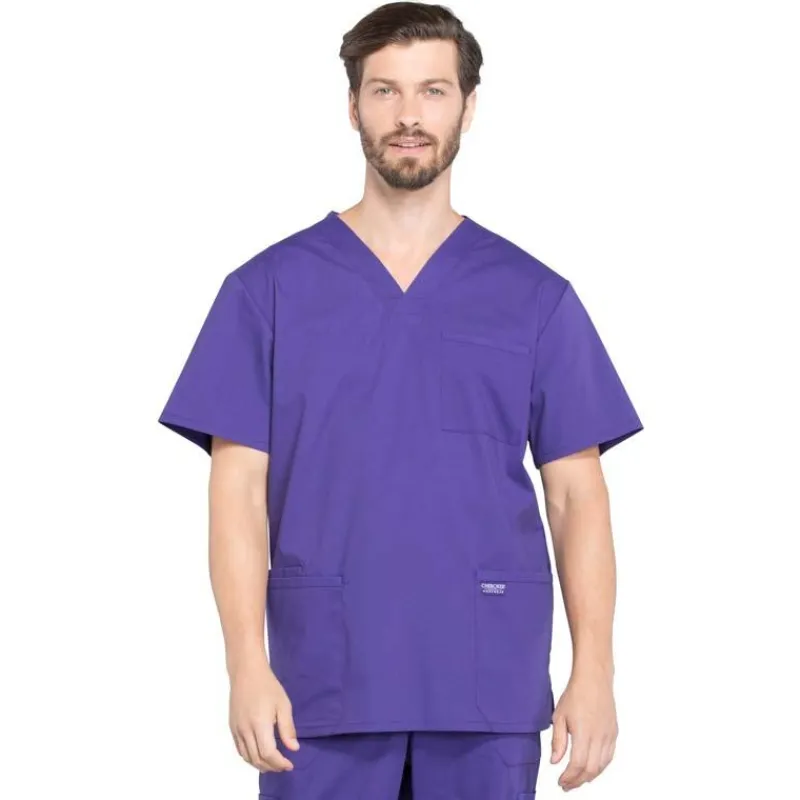 Cherokee WW Professionals Scrub Tops*Cherokee Workwear Professionals Men's V-Neck Scrub Top