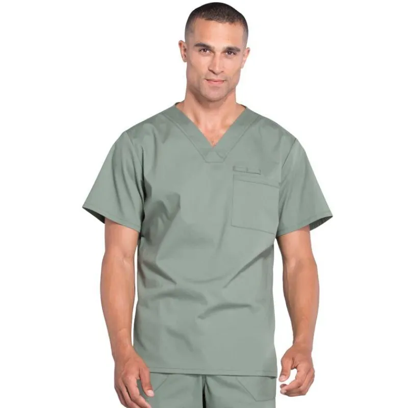 Cherokee WW Professionals Scrub Tops*Cherokee Workwear Professionals Men's V-Neck Scrub Top