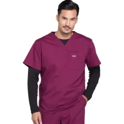 Cherokee WW Professionals Scrub Tops*Cherokee Workwear Professionals Men's V-Neck Scrub Top