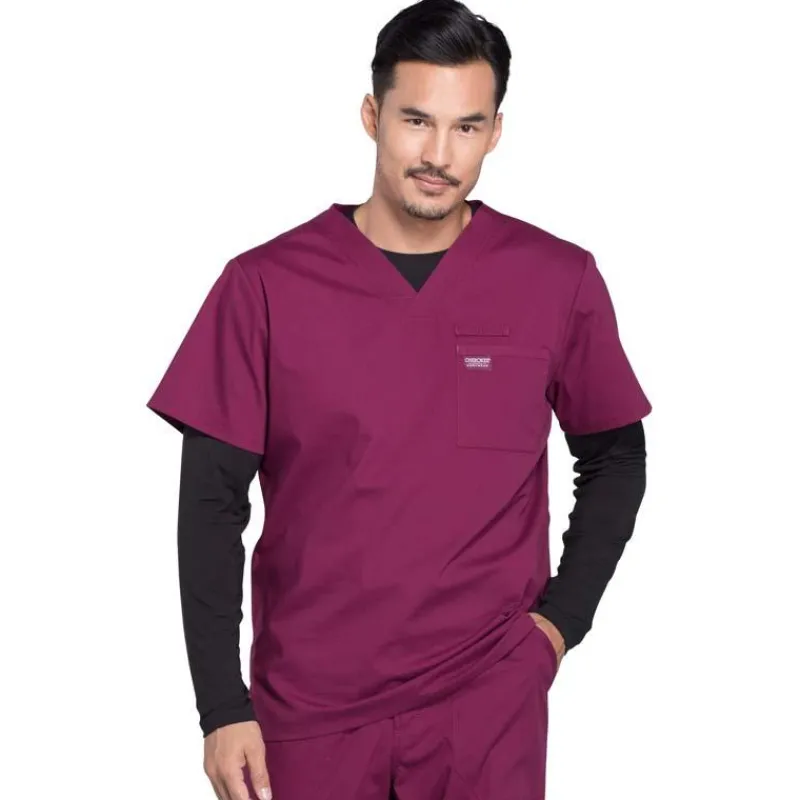Cherokee WW Professionals Scrub Tops*Cherokee Workwear Professionals Men's V-Neck Scrub Top