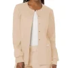 Cherokee WW Revolution Lab Coats & Jackets*Cherokee Workwear Revolution Women's Snap Front Warm-Up Scrub Jacket