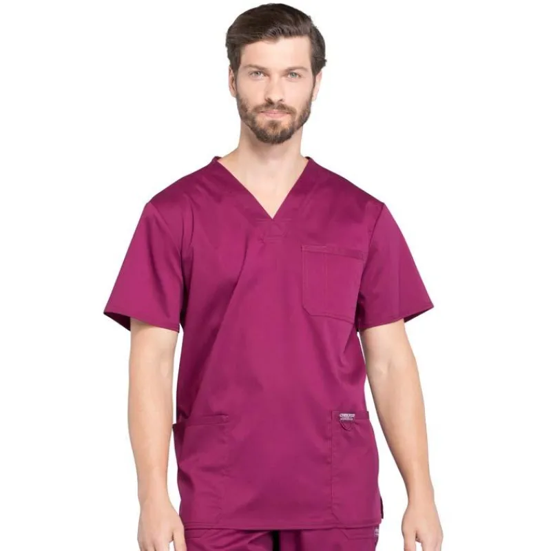 Cherokee WW Revolution Scrub Tops*Cherokee Workwear Revolution Men's V-Neck Scrub Top