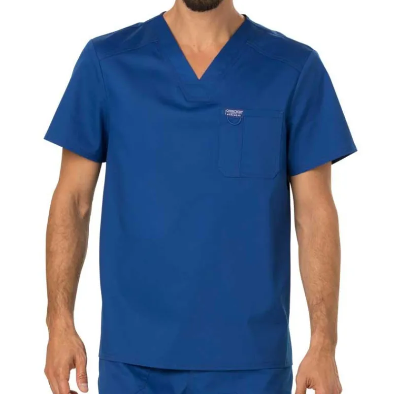 Cherokee WW Revolution Scrub Tops*Cherokee Workwear Revolution Men's V-Neck Scrub Top