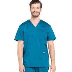 Cherokee WW Revolution Scrub Tops*Cherokee Workwear Revolution Men's V-Neck Scrub Top