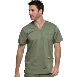 Cherokee WW Revolution Scrub Tops*Cherokee Workwear Revolution Men's V-Neck Scrub Top